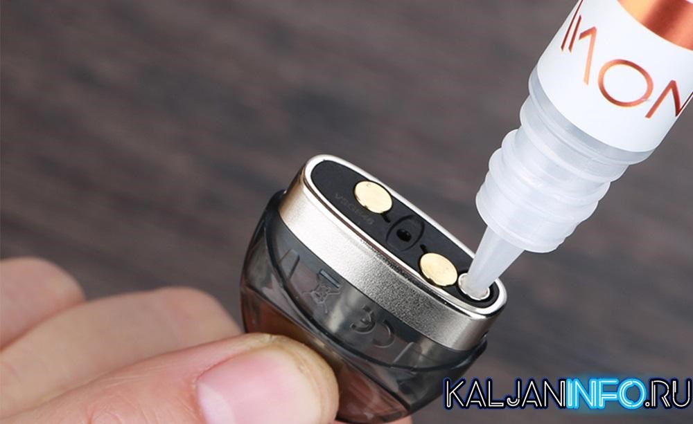 Как залить жижу в Vaporesso?
